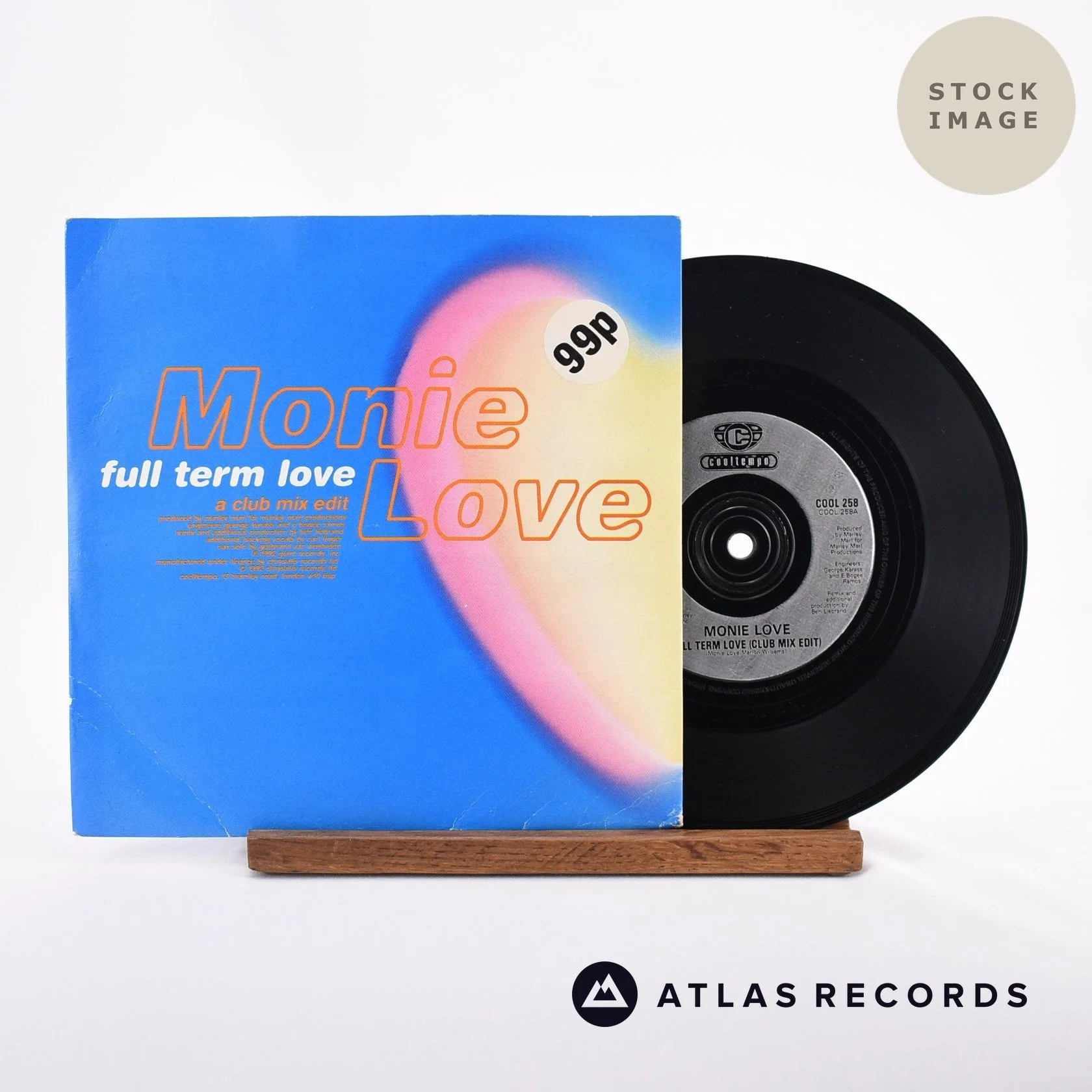 Monie Love - Full Term Love - 7" Vinyl Record