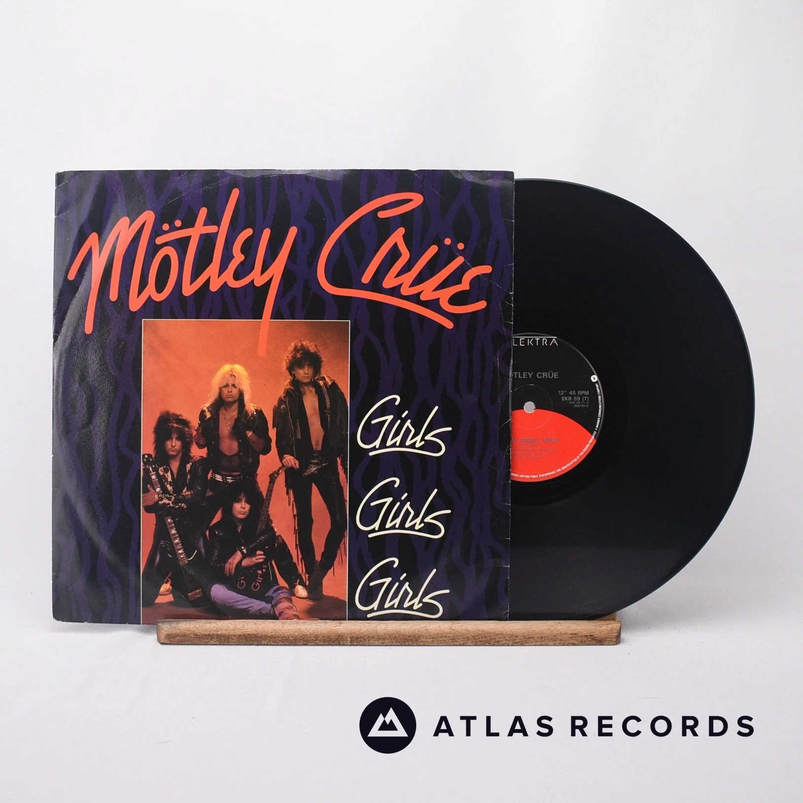 Mötley Crüe - Girls Girls Girls - 12" Vinyl Record - VG+/EX