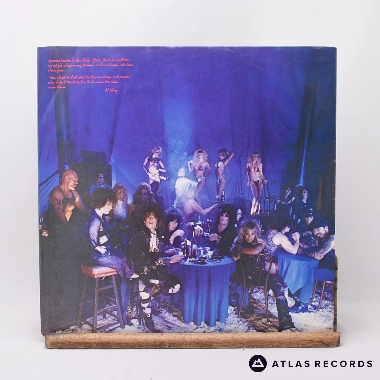 Mötley Crüe - Girls, Girls, Girls - 1-A2 1-B LP Vinyl Record - EX/EX - Image 3