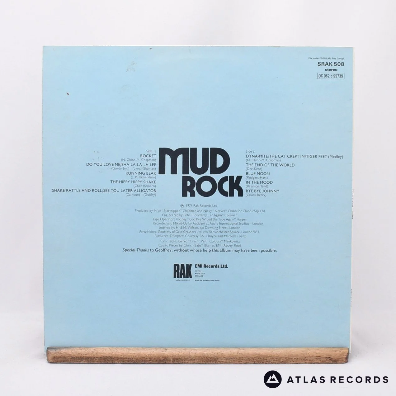 Mud - Mud Rock - A-1 B-1 LP Vinyl Record - EX/EX - Image 2