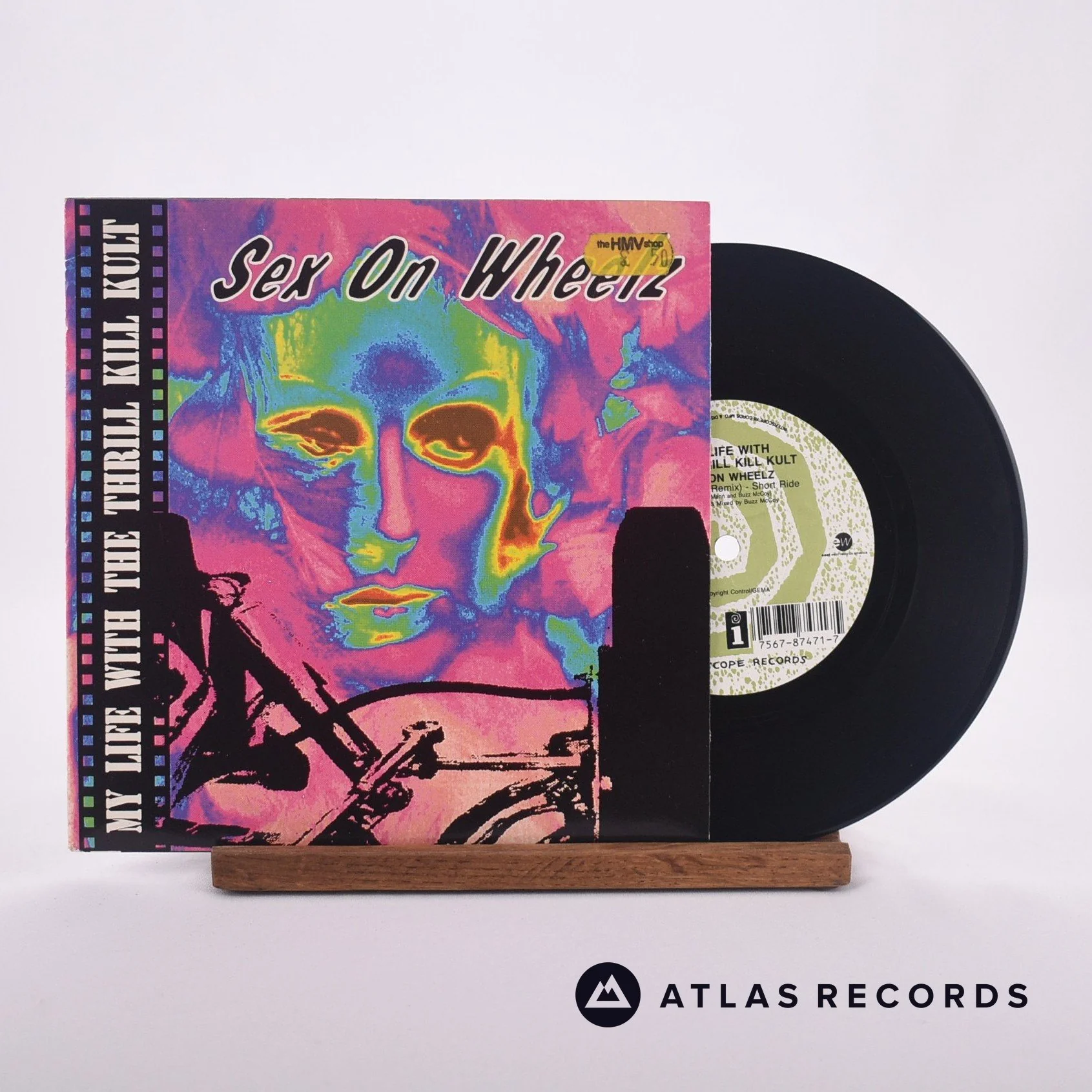 My Life With The Thrill Kill Kult - Sex On Wheelz - 7" Vinyl Record - EX/VG+