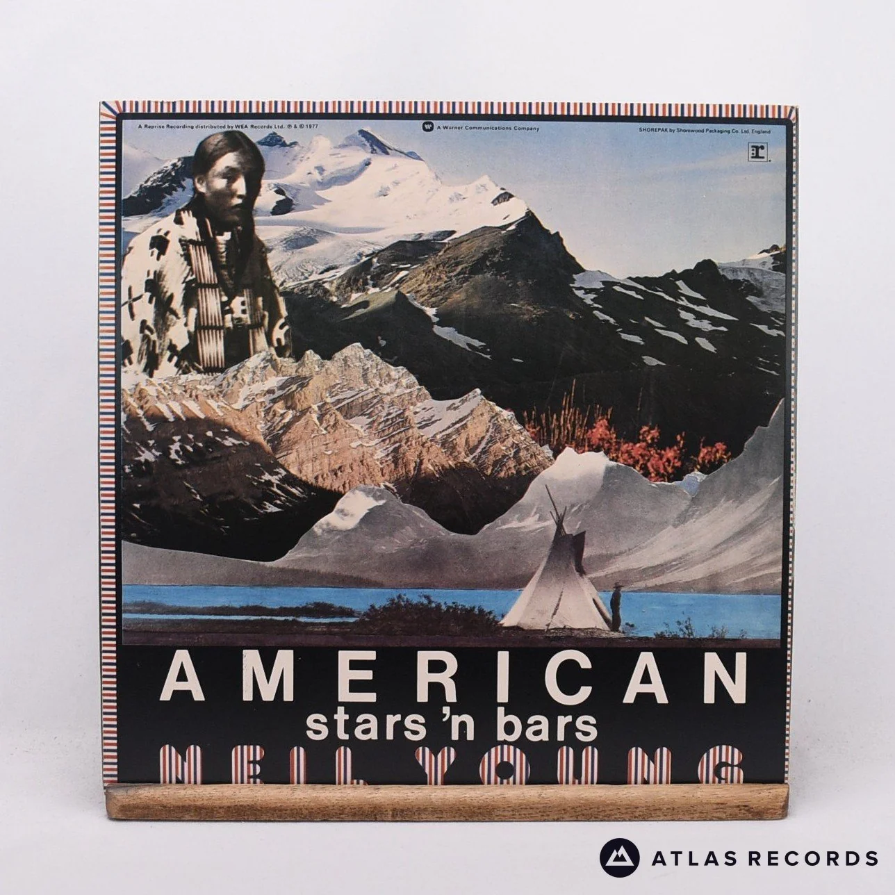Neil Young - American Stars 'N Bars - LP Vinyl Record - EX/EX - Image 2