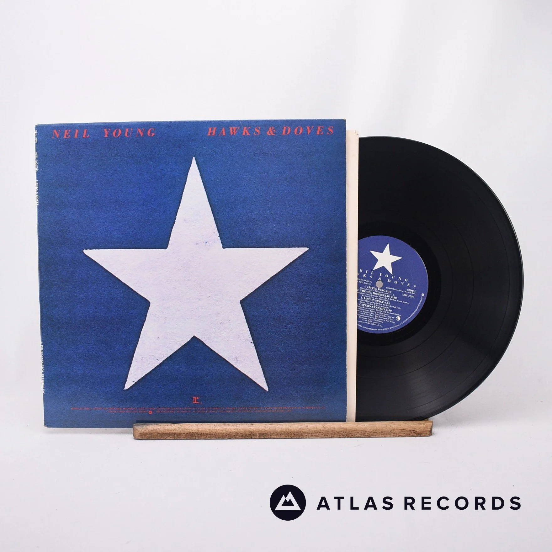 Neil Young - Hawks & Doves - Canada LP Vinyl Record - EX/EX