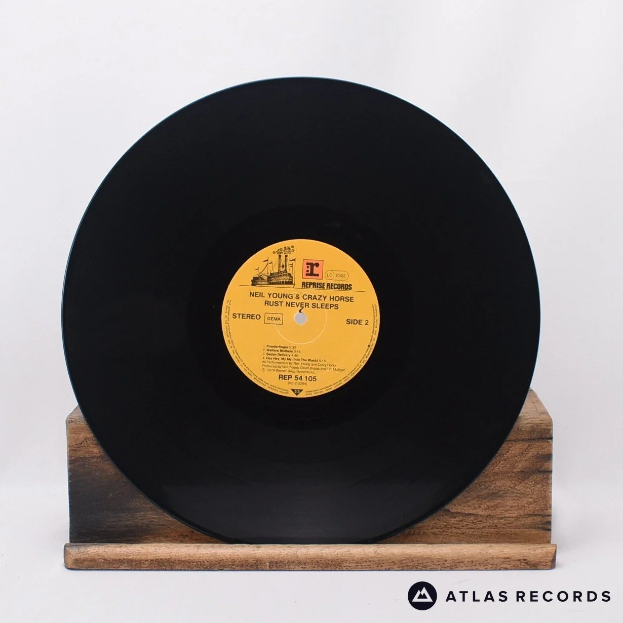 Neil Young - Rust Never Sleeps - Lyric Sheet LP Vinyl Record - VG+/EX - Image 5