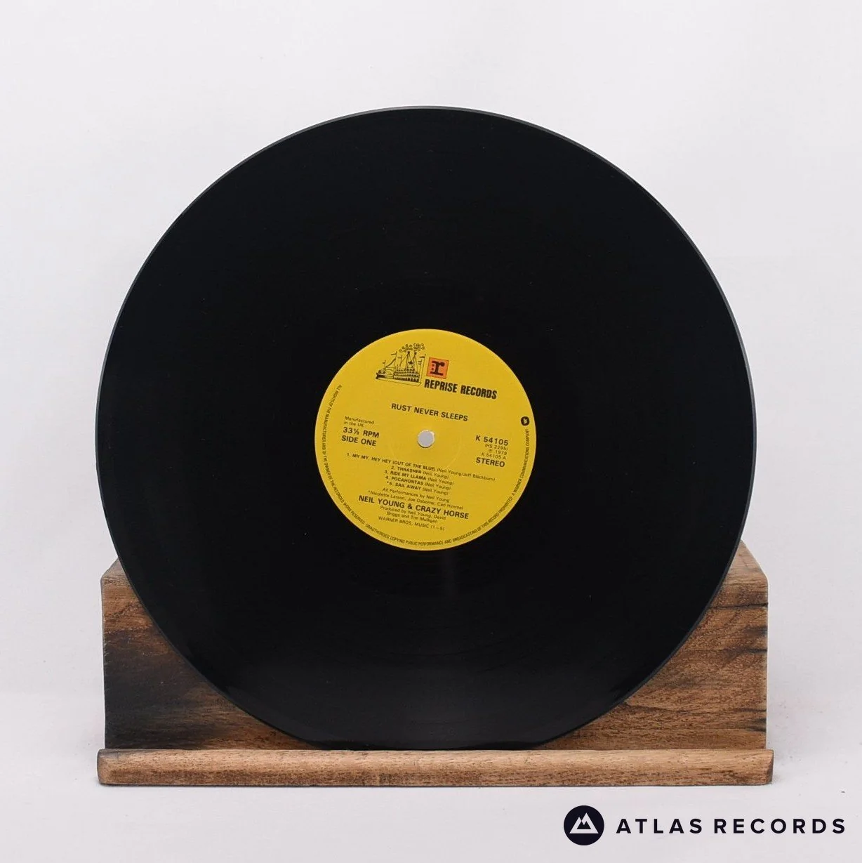 Neil Young - Rust Never Sleeps - Lyric Sheet LP Vinyl Record - VG+/VG+ - Image 4