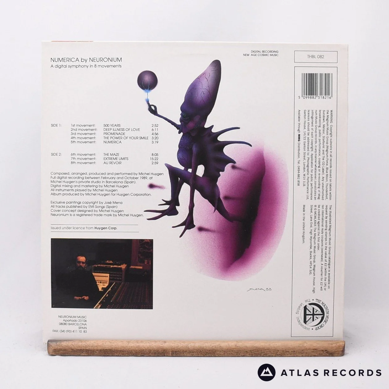 Neuronium - Numerica - LP Vinyl Record - EX/EX - Image 2
