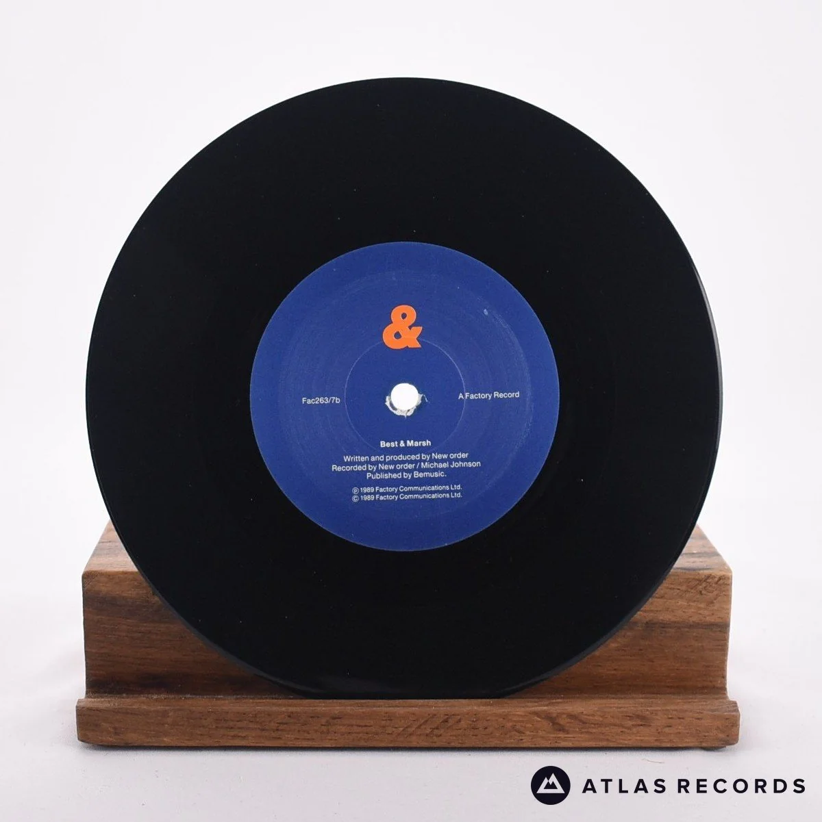 New Order - Round & Round - 7" Vinyl Record - VG+/EX - Image 4