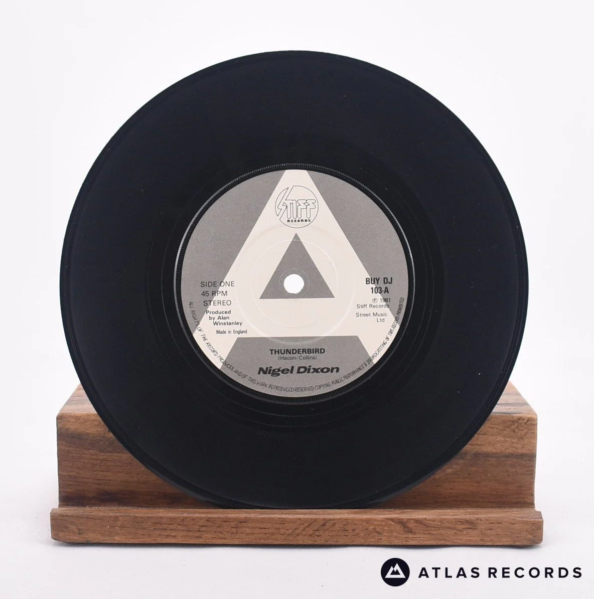 Nigel Dixon - Thunderbird - Promo 7" Vinyl Record - EX/EX - Image 3