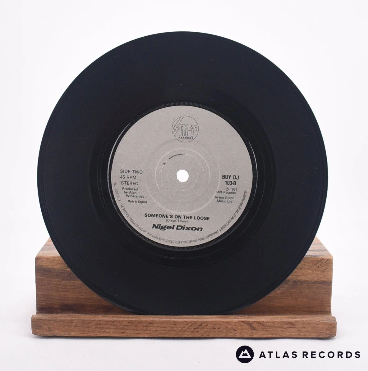 Nigel Dixon - Thunderbird - Promo 7" Vinyl Record - EX/EX - Image 4