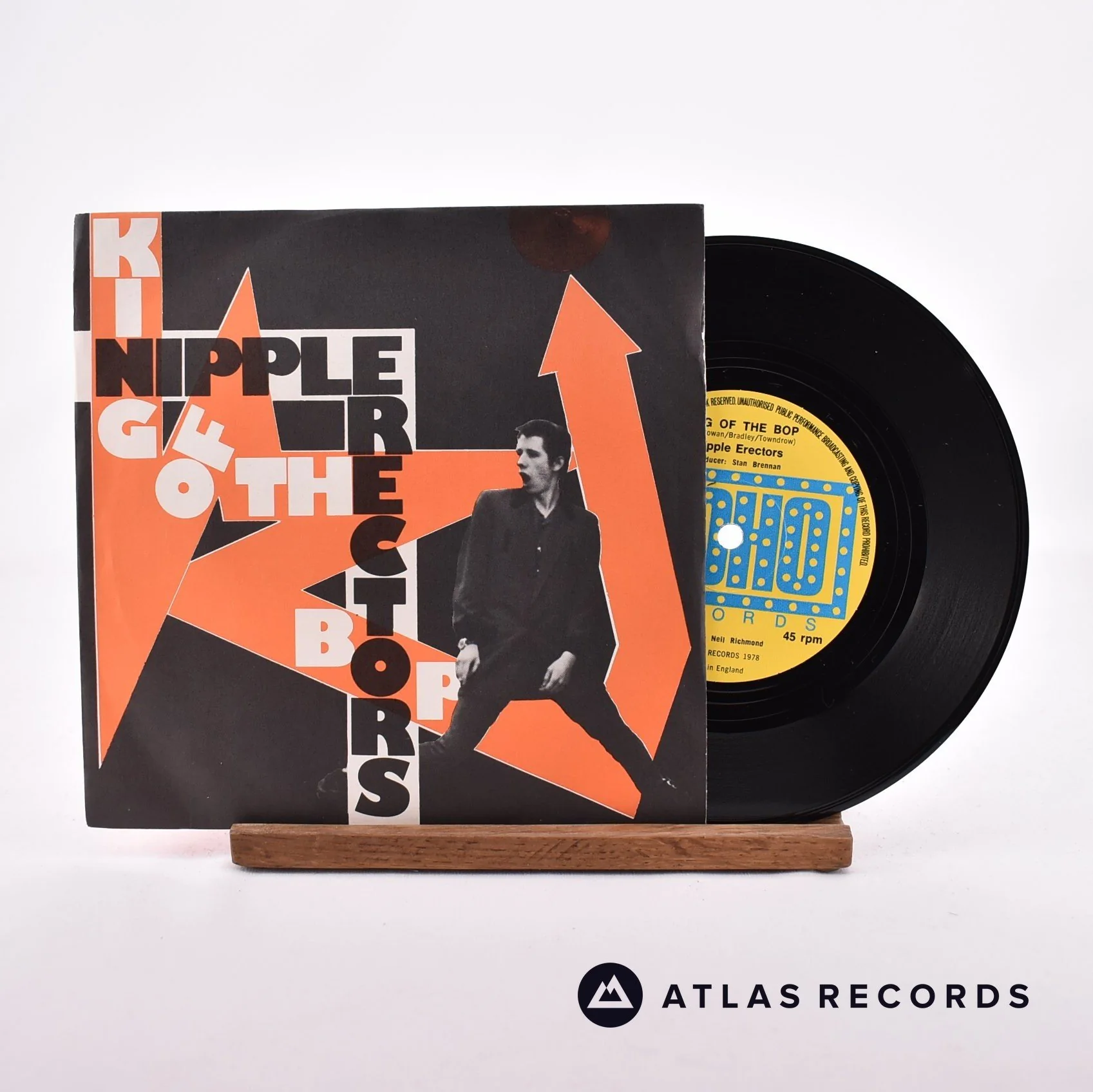 Nipple Erectors - King Of The Bop - 7" Vinyl Record - EX/EX