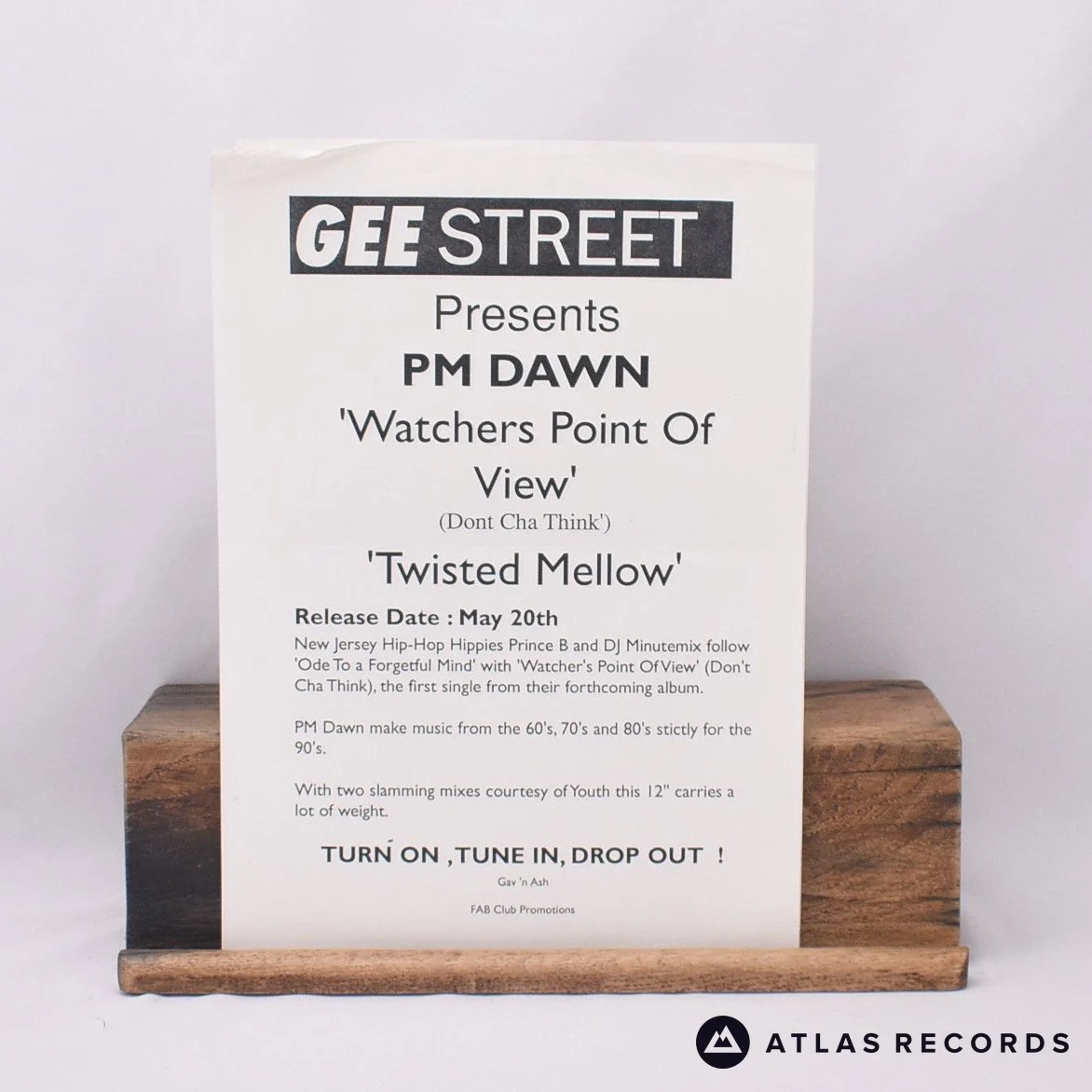 P.M. Dawn - A Watcher's Point Of View - Insert Promo 12" Vinyl Record - VG+/EX - Image 5