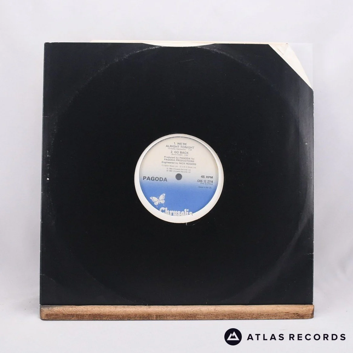 Pagoda - Finders Keepers - Die-Cut Sleeve Deletion Cut 12" Vinyl Record - VG+ - Image 2