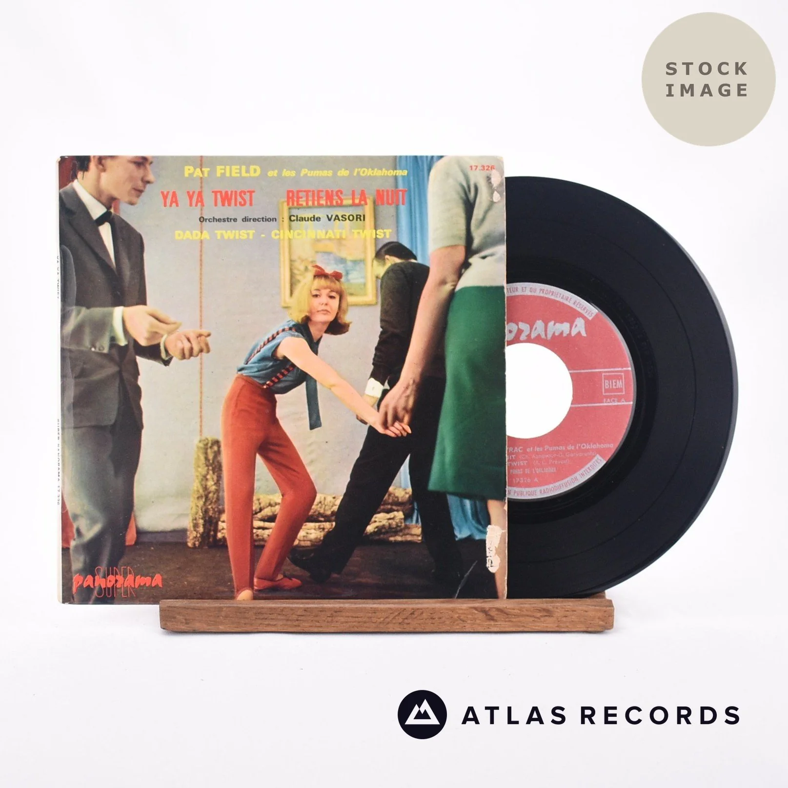 Pat Field Et Les Pumas De L'Oklahoma - Ya Ya Twist - 7" EP Vinyl Record