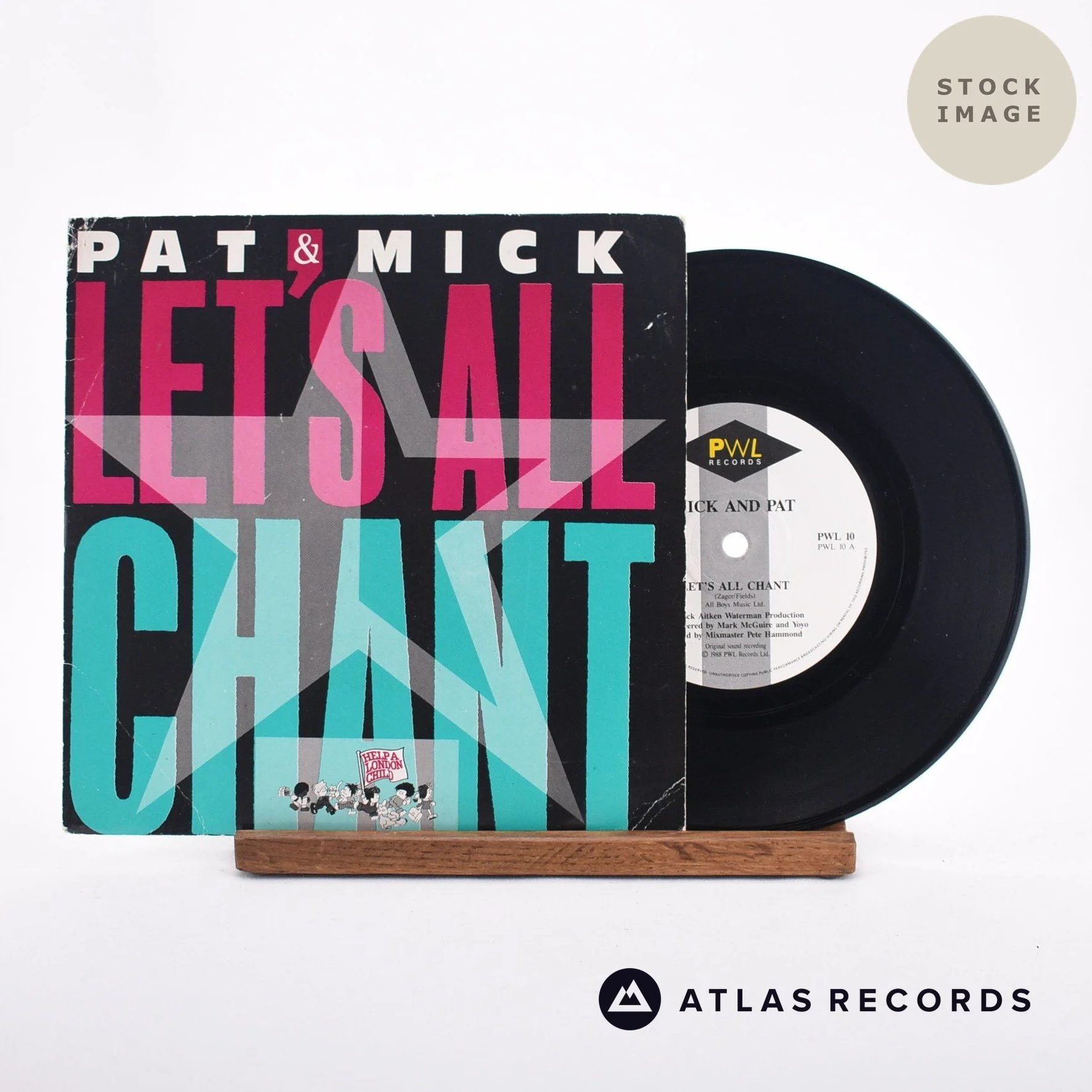 Pat & Mick - Let's All Chant - 7" Vinyl Record