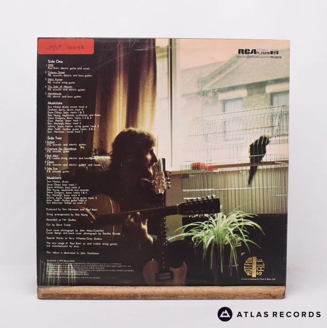 Paul Brett - Eclipse - LP Vinyl Record - VG+/EX - Image 2