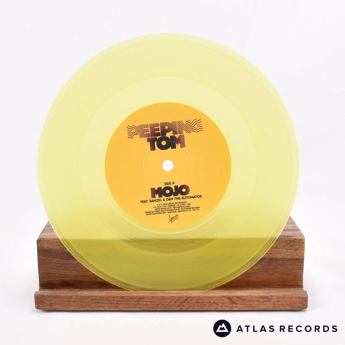 Peeping Tom - Mojo - Yellow Limited Edition 7" Vinyl Record - NM/NM - Image 3