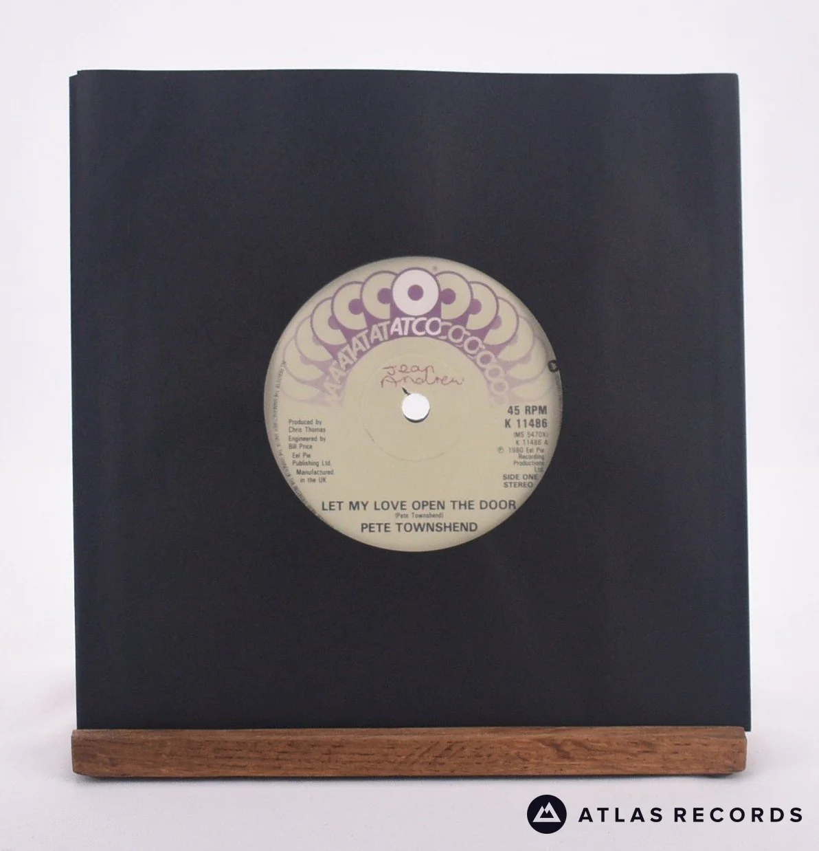 Pete Townshend - Let My Love Open The Door - 7" Vinyl Record - EX
