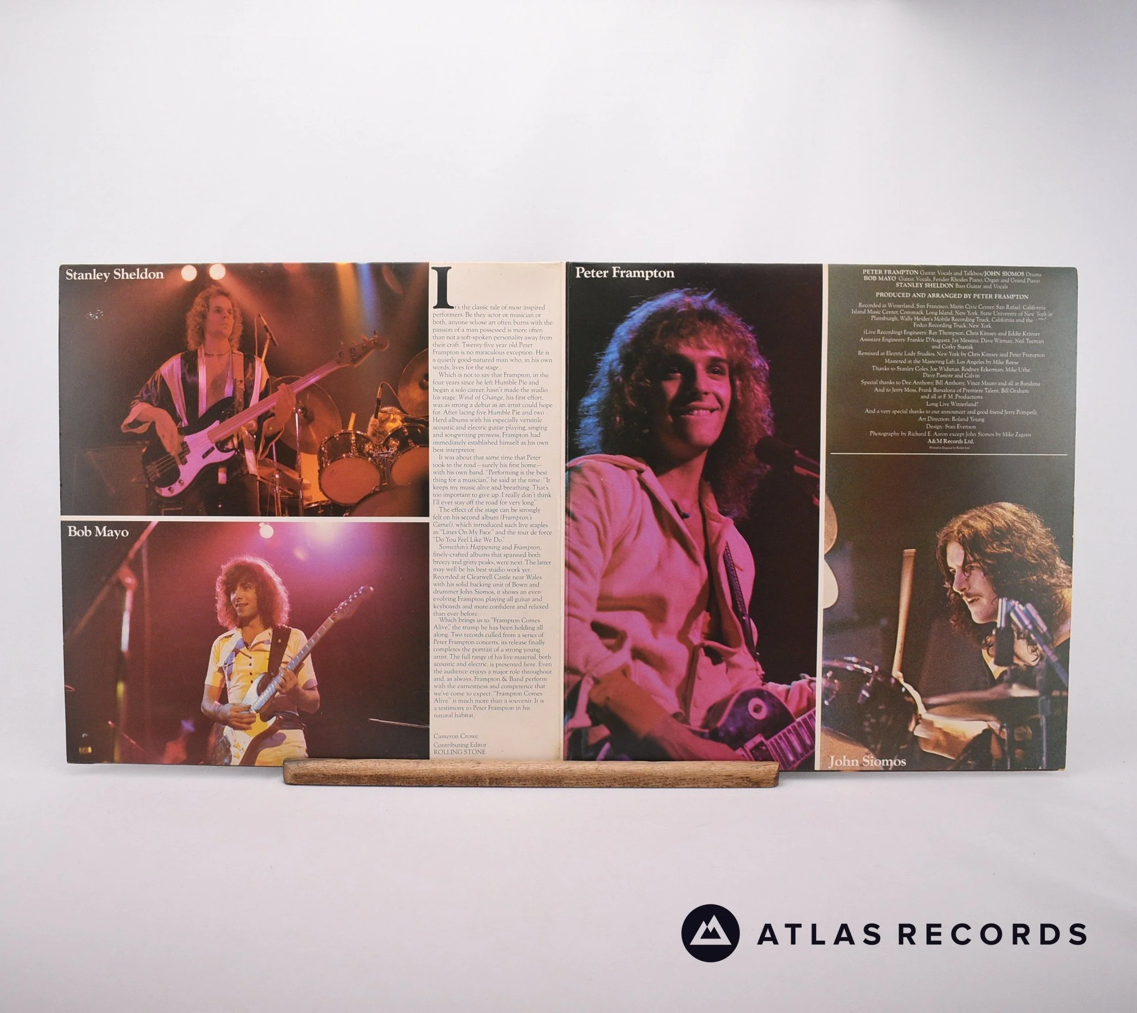 Peter Frampton - Frampton Comes Alive! - Gatefold 2 x LP Vinyl Record - VG+/VG+ - Image 2