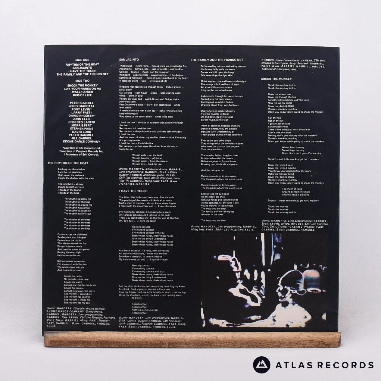 Peter Gabriel - Peter Gabriel 4 [Security] - A▽3 B▽3 LP Vinyl Record - EX/VG+ - Image 3