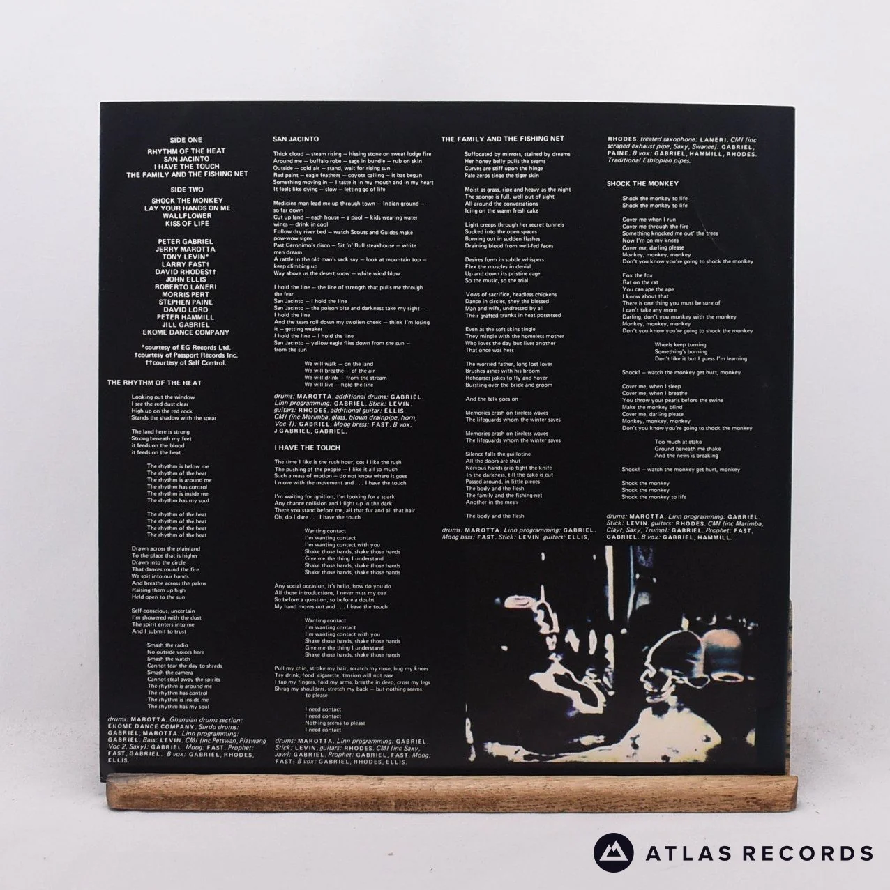 Peter Gabriel - Peter Gabriel 4 [Security] - A//1 B//1 LP Vinyl Record - EX/EX - Image 3