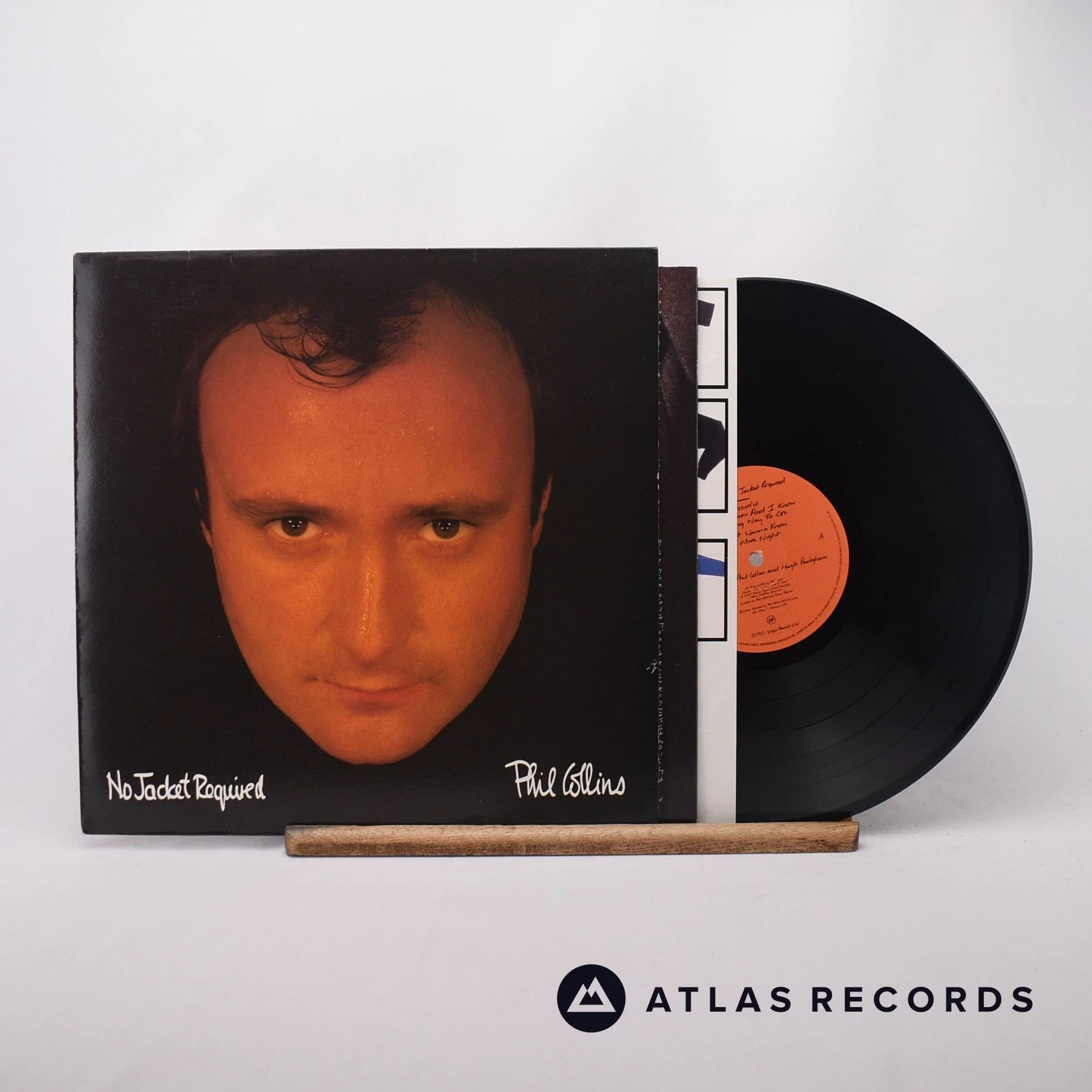 Phil Collins - No Jacket Required - Insert LP Vinyl Record - VG+/EX