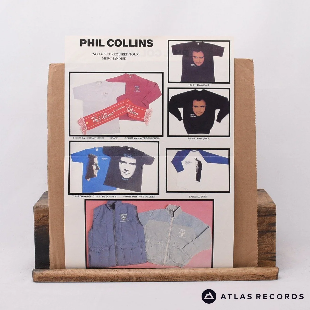 Phil Collins - No Jacket Required - Insert LP Vinyl Record - VG+/EX - Image 6