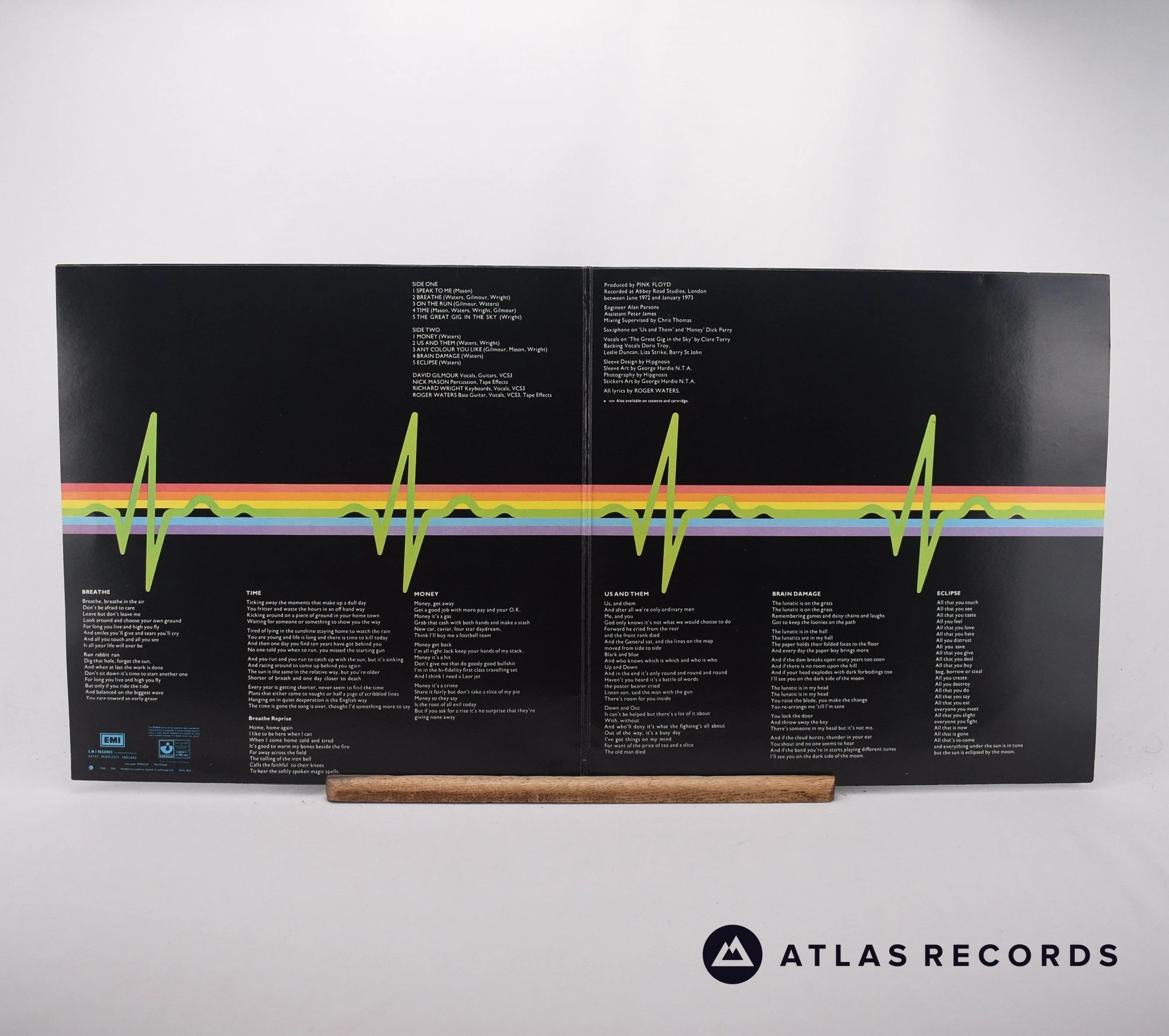 Pink Floyd - The Dark Side Of The Moon - A-11 B-10 LP Vinyl Record - VG+/VG+ - Image 2