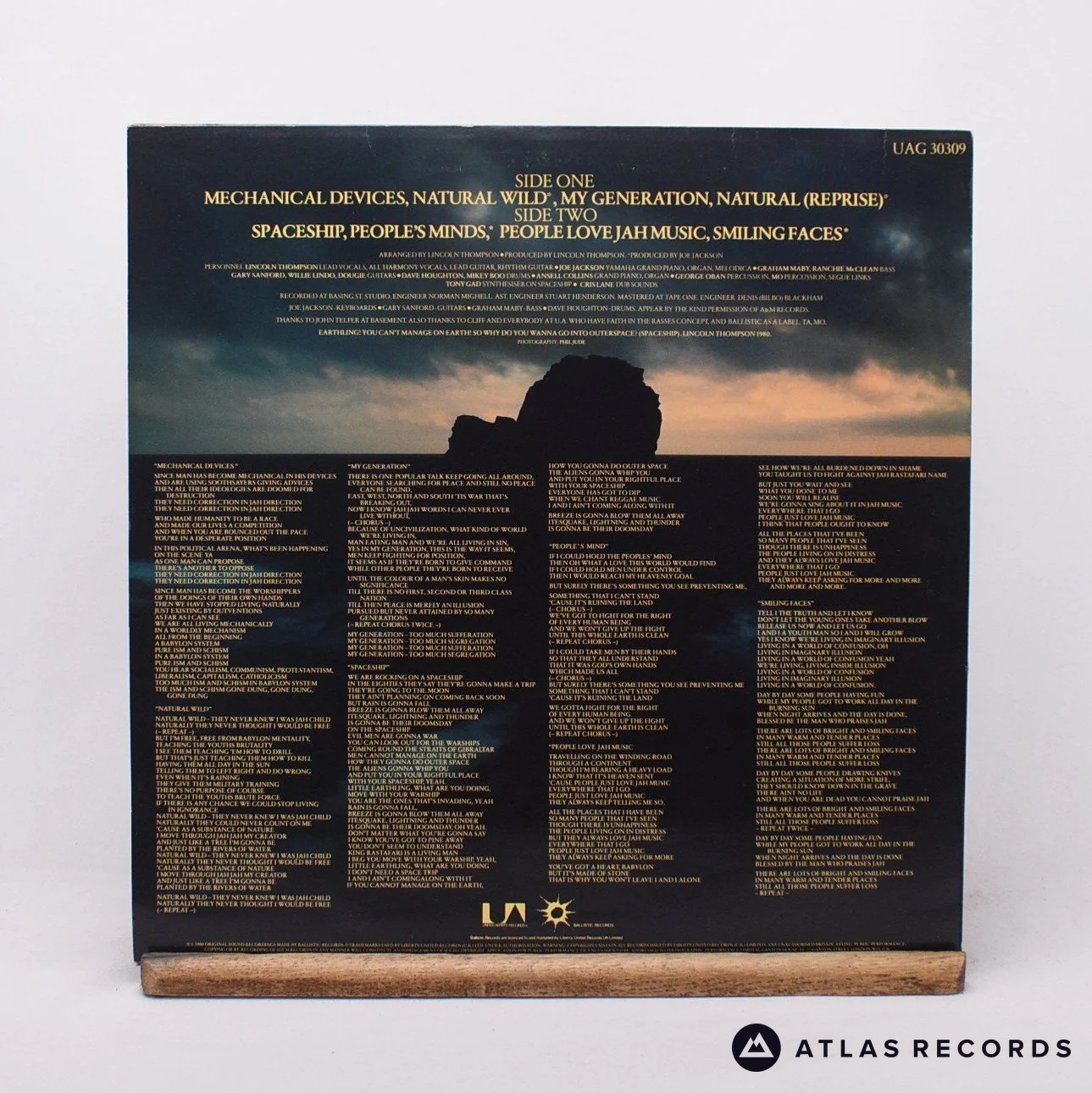 Prince Lincoln Thompson - Natural Wild - LP Vinyl Record - EX/EX - Image 2