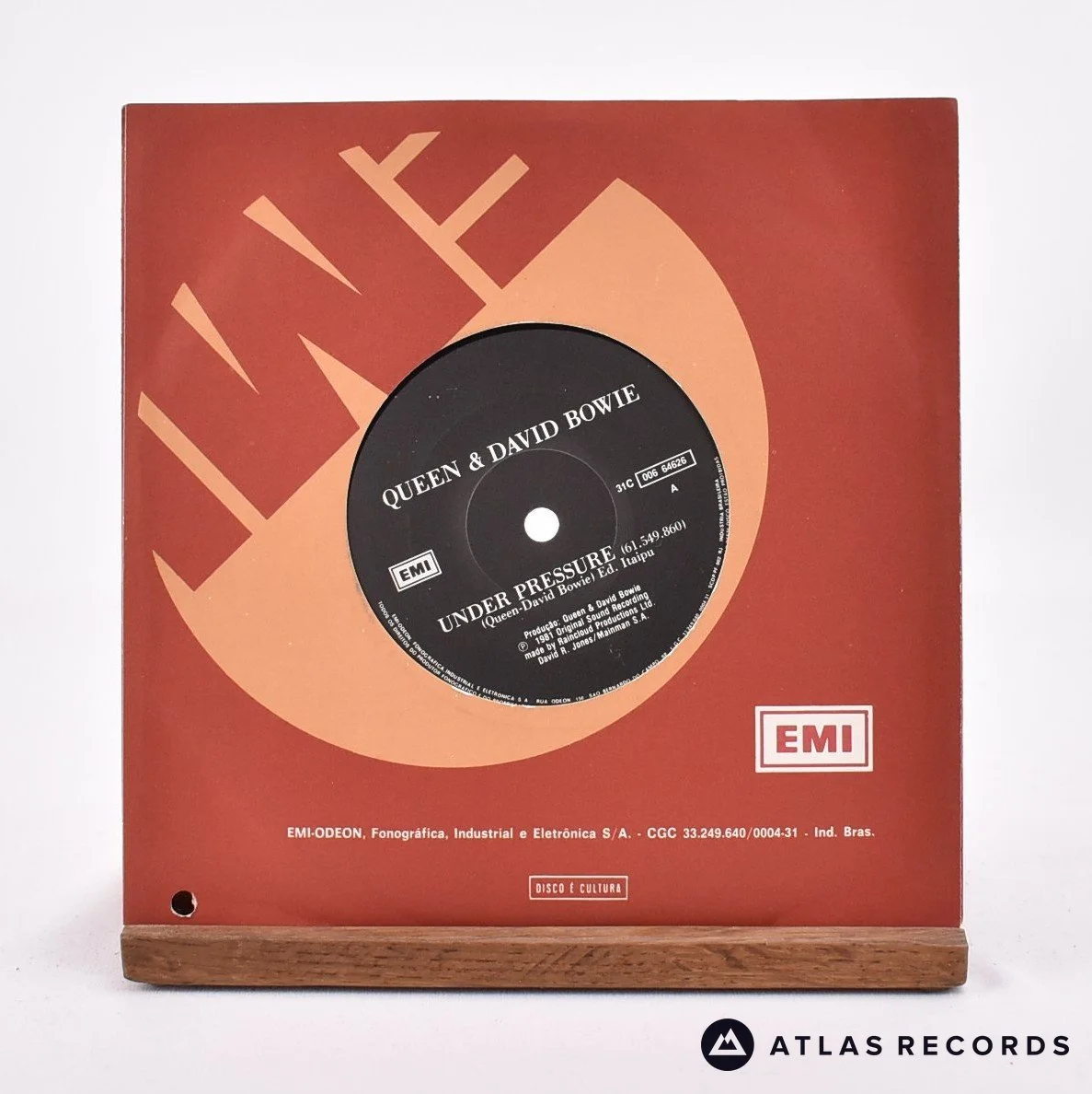 Queen - Under Pressure - 7" Vinyl Record - EX/EX