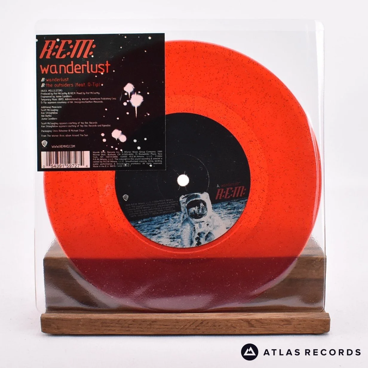 R.E.M. - Wanderlust - Red Glitter Limited Edition 7" Vinyl Record - NM/NM