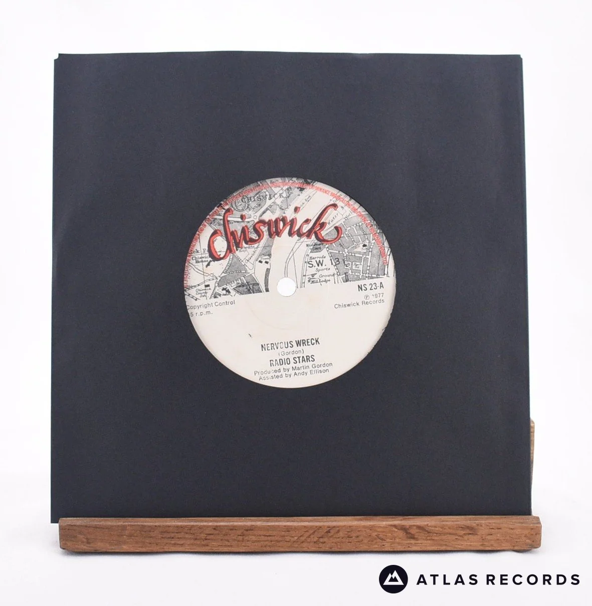 Radio Stars - Nervous Wreck - 7" Vinyl Record - VG+