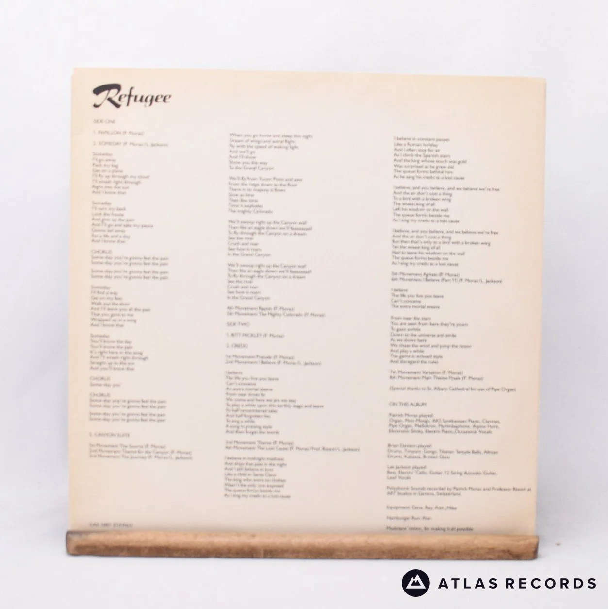 Refugee - Refugee - Porky LP Vinyl Record - VG+/EX - Image 3