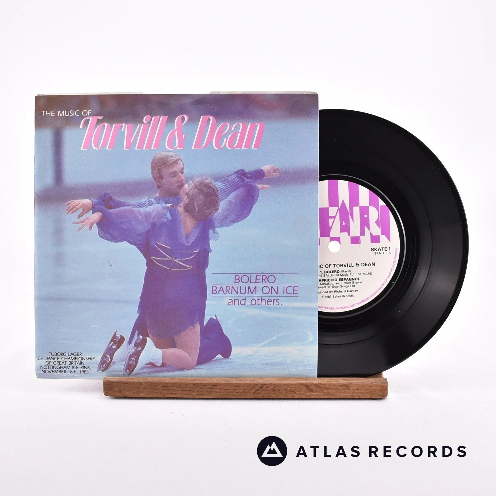 Richard Hartley - The Music Of Torvill & Dean - 7" EP Vinyl Record - EX/VG+