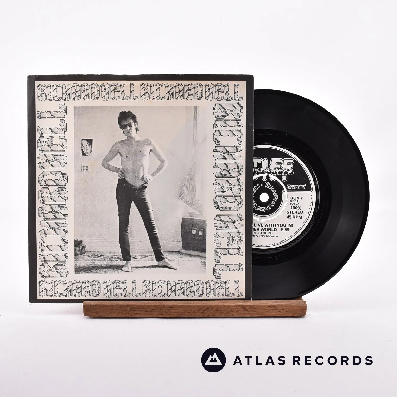 Richard Hell - Another World - 7" EP Vinyl Record - VG+/EX