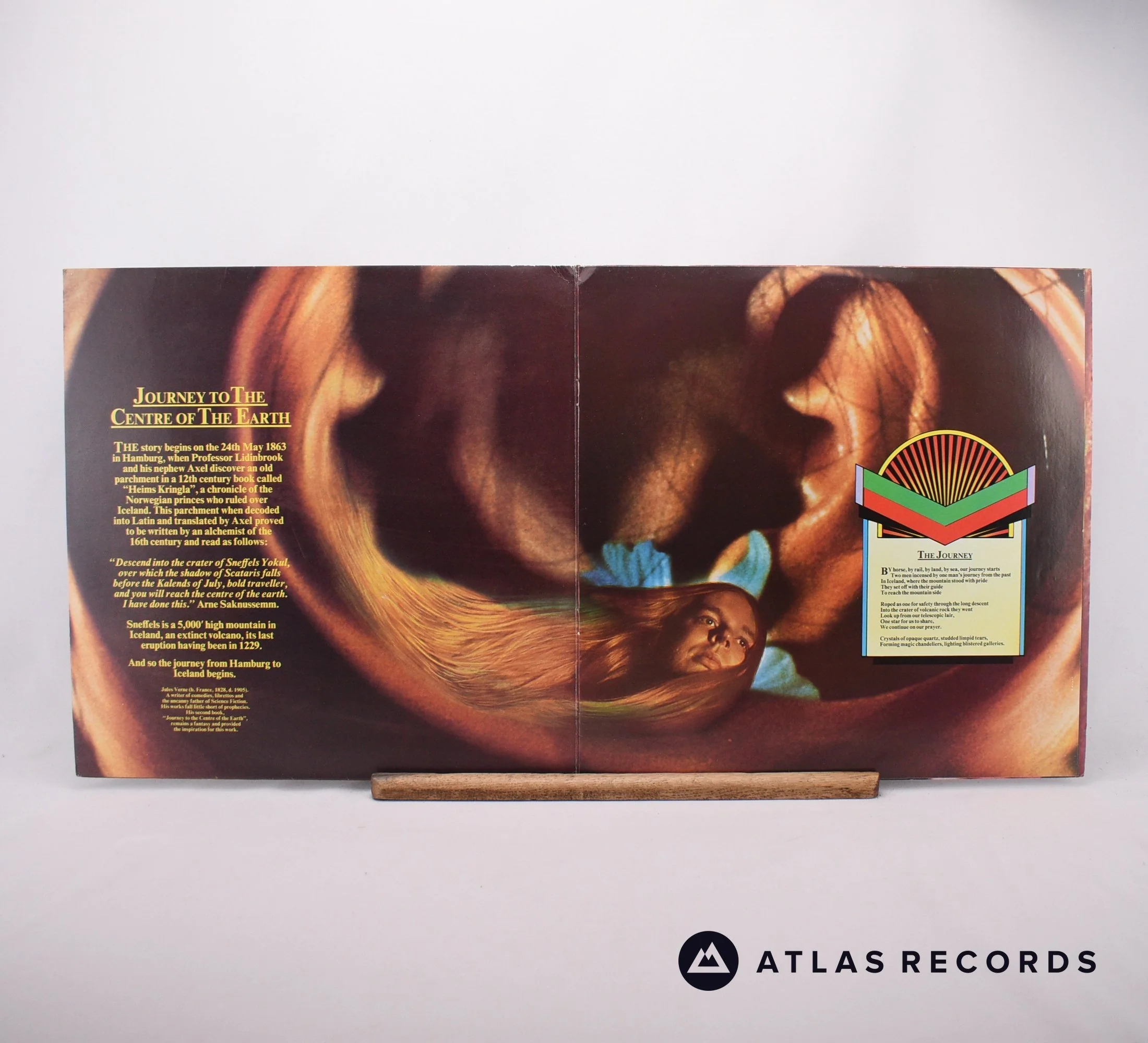 Rick Wakeman - Journey To The Centre Of The Earth - LP Vinyl Record - VG+/VG+ - Image 2