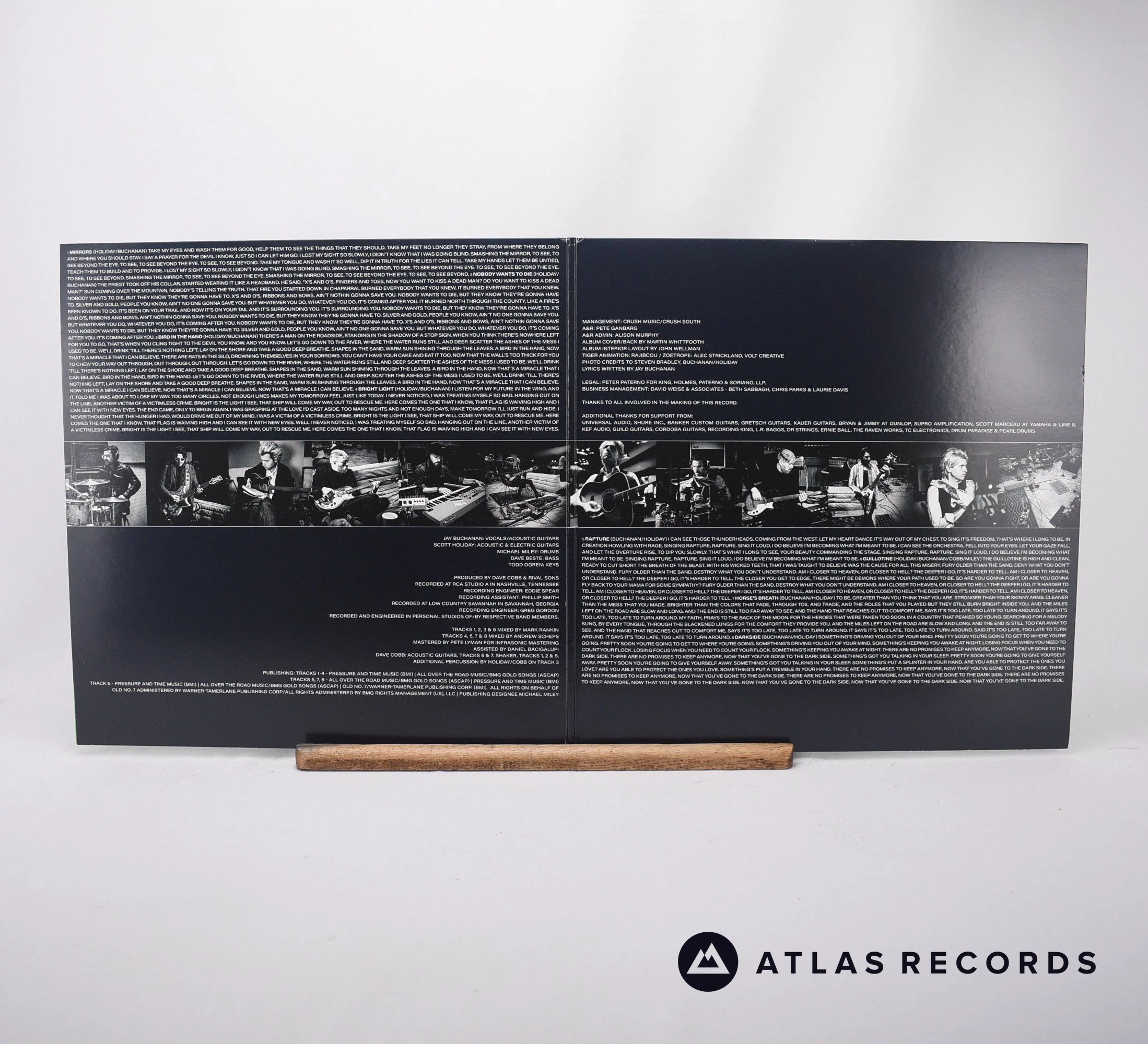 Rival Sons - Darkfighter - Clear Gatefold LP Vinyl Record - EX/EX - Image 2