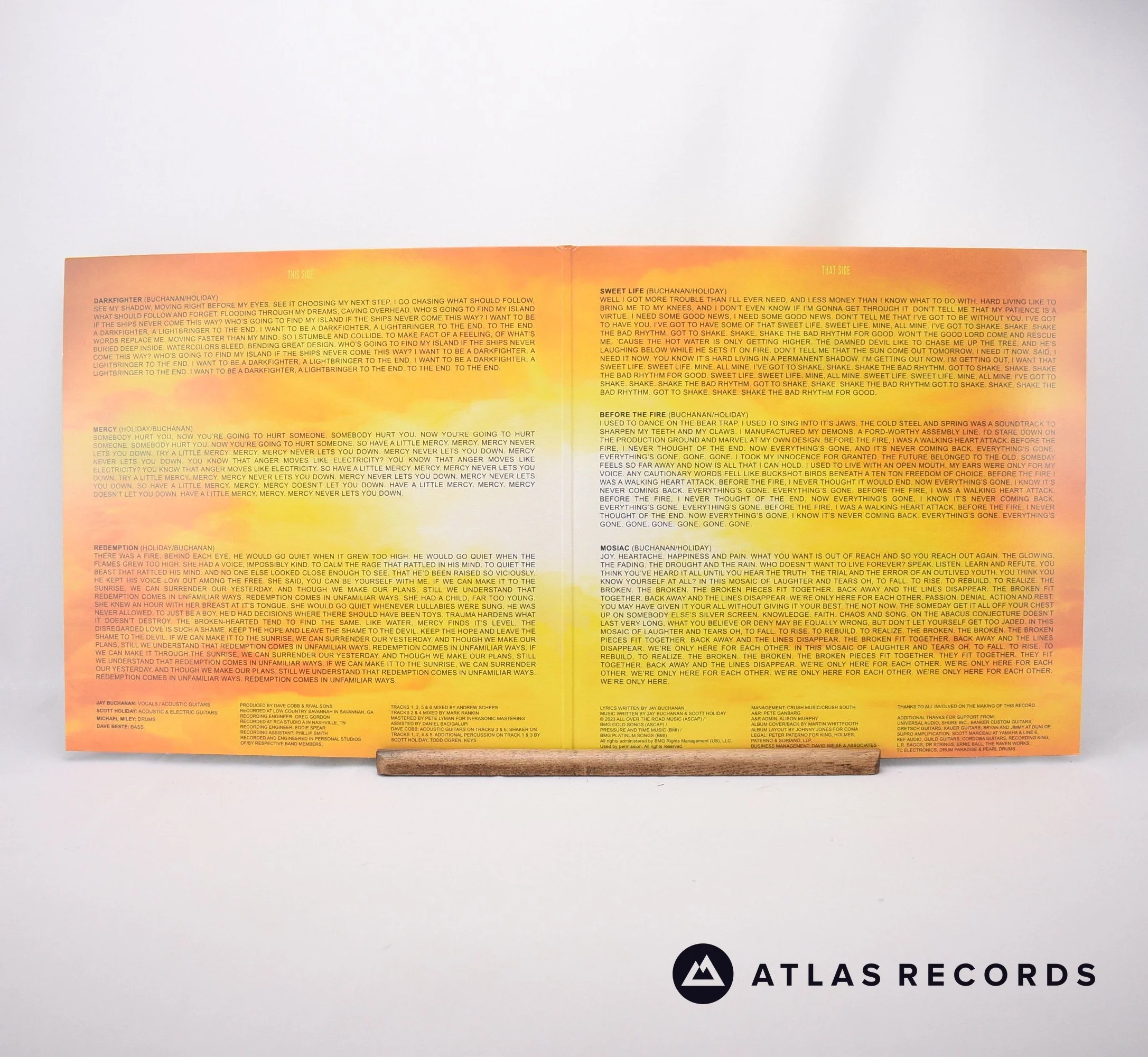 Rival Sons - Lightbringer - Lemonade Gatefold 1/B 2/A LP Vinyl Record - NM/NM - Image 2
