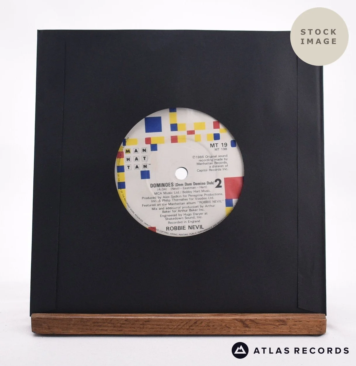 Robbie Nevil - Dominoes - 7" Vinyl Record - Image 2