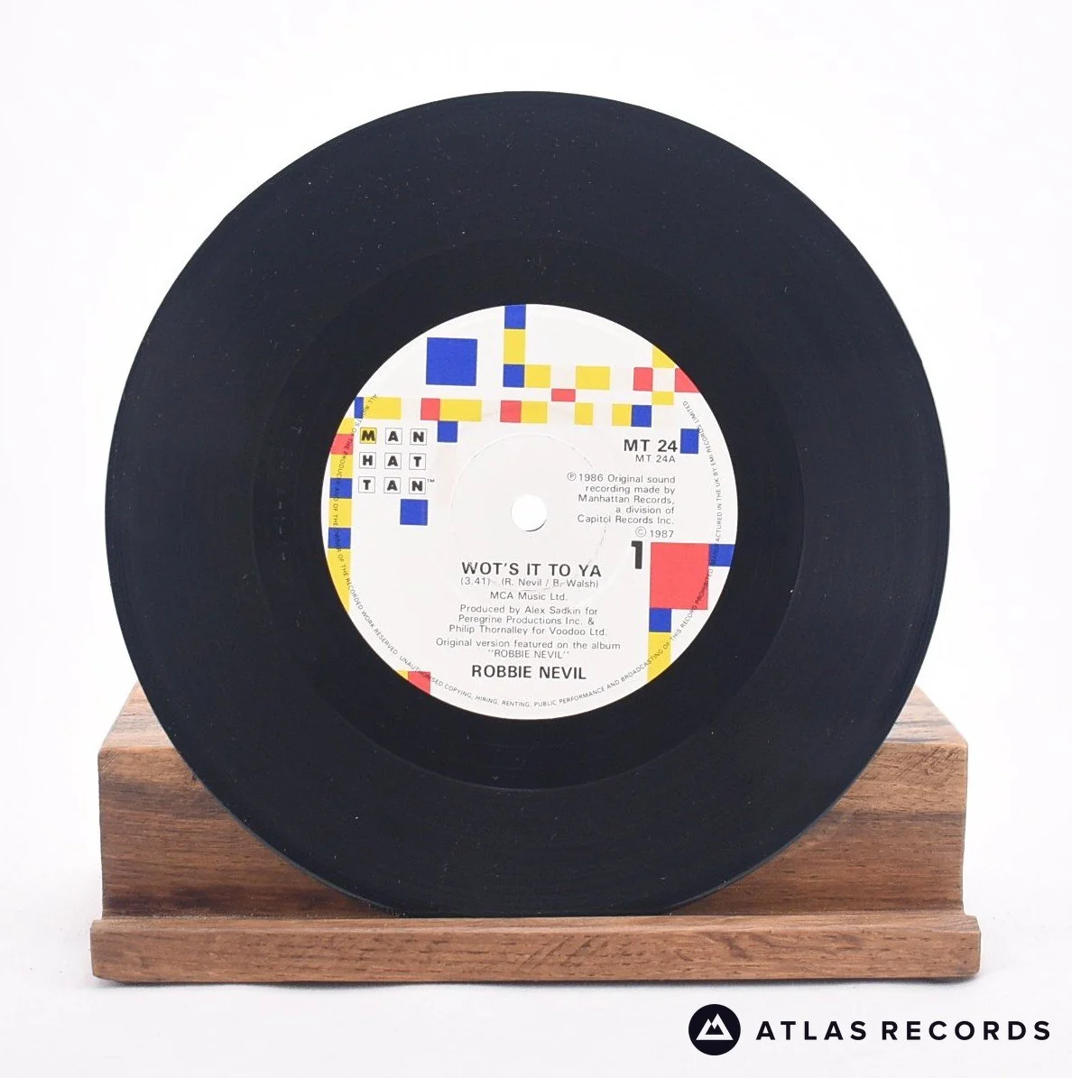 Robbie Nevil - Wot's It To Ya - 7" Vinyl Record - EX/EX - Image 3