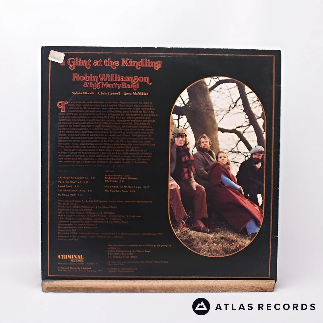 Robin Williamson & His Merry Band - A Glint At The Kindling - LP Vinyl Record - Image 2