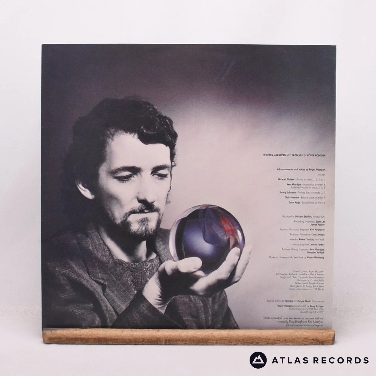Roger Hodgson - In The Eye Of The Storm - LP Vinyl Record - VG+/EX - Image 3