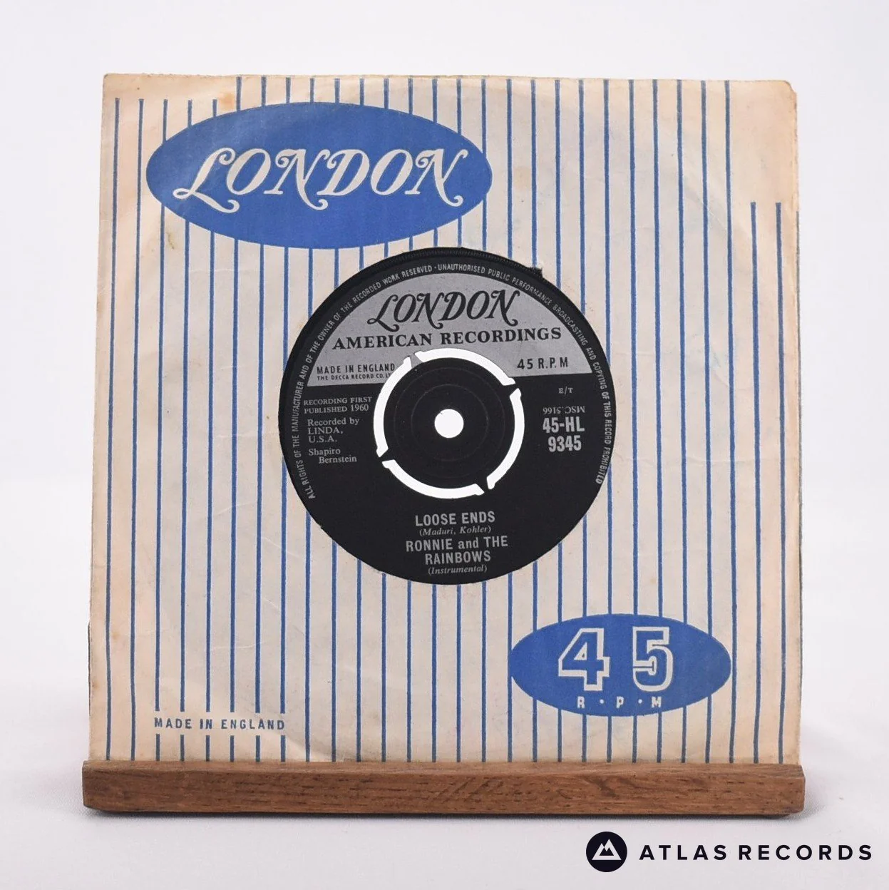 Ronnie & The Rainbows - Loose Ends - 7" Vinyl Record - VG+/VG+