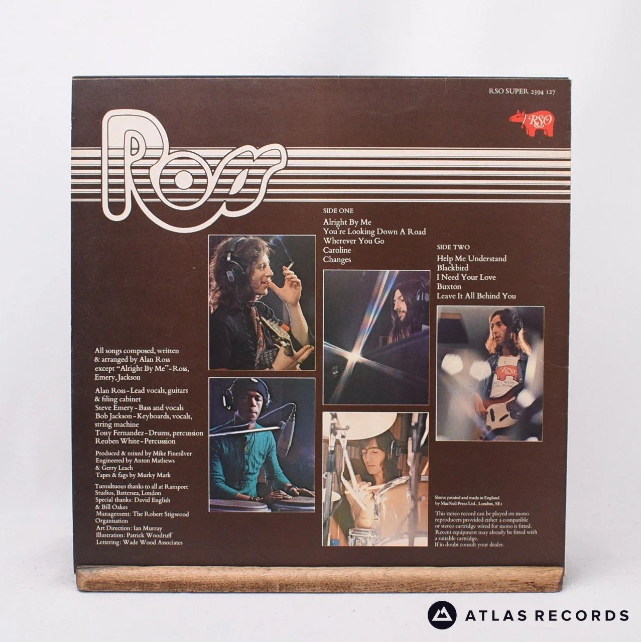 Ross - Ross - A//1 B//1 LP Vinyl Record - EX/EX - Image 2