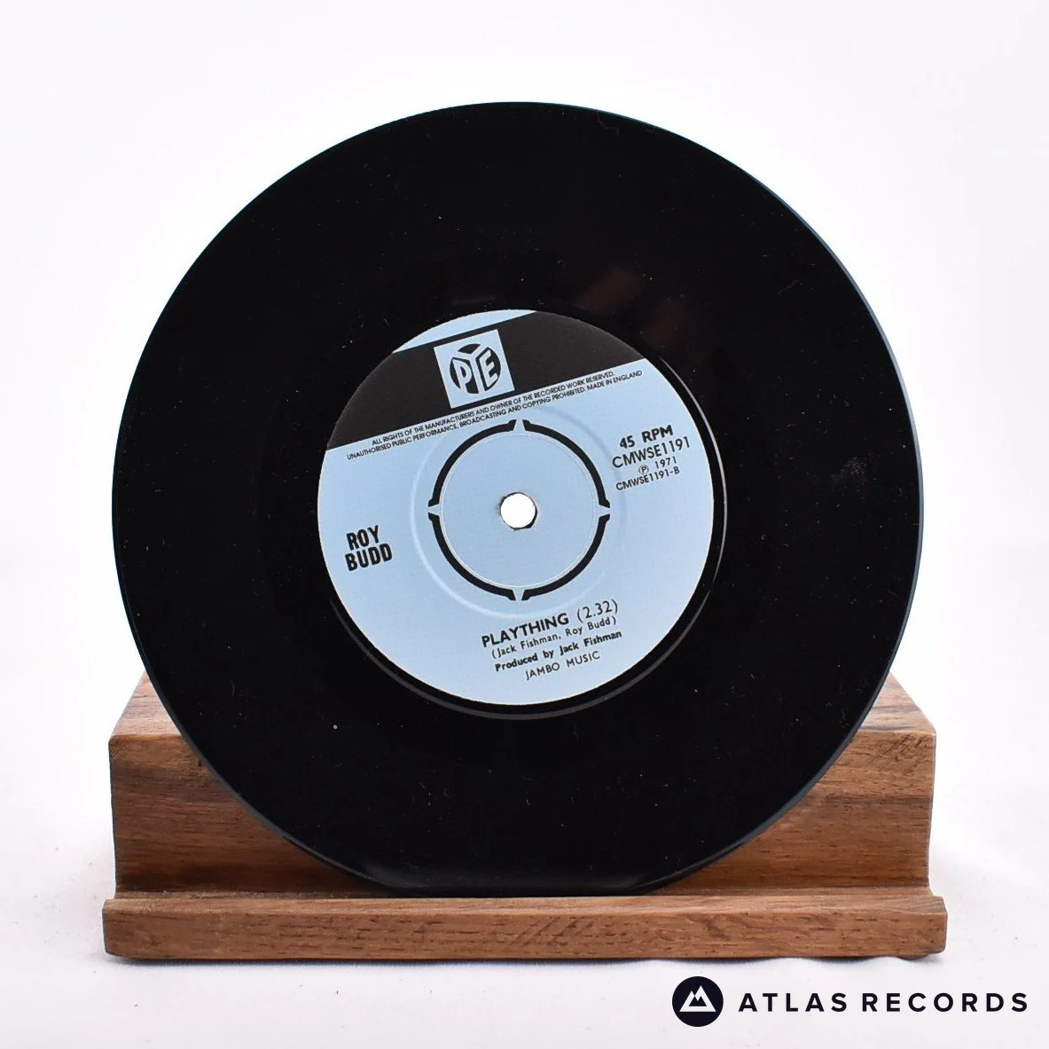 Roy Budd - Carter - Reissue 7" Vinyl Record - NM/NM - Image 4