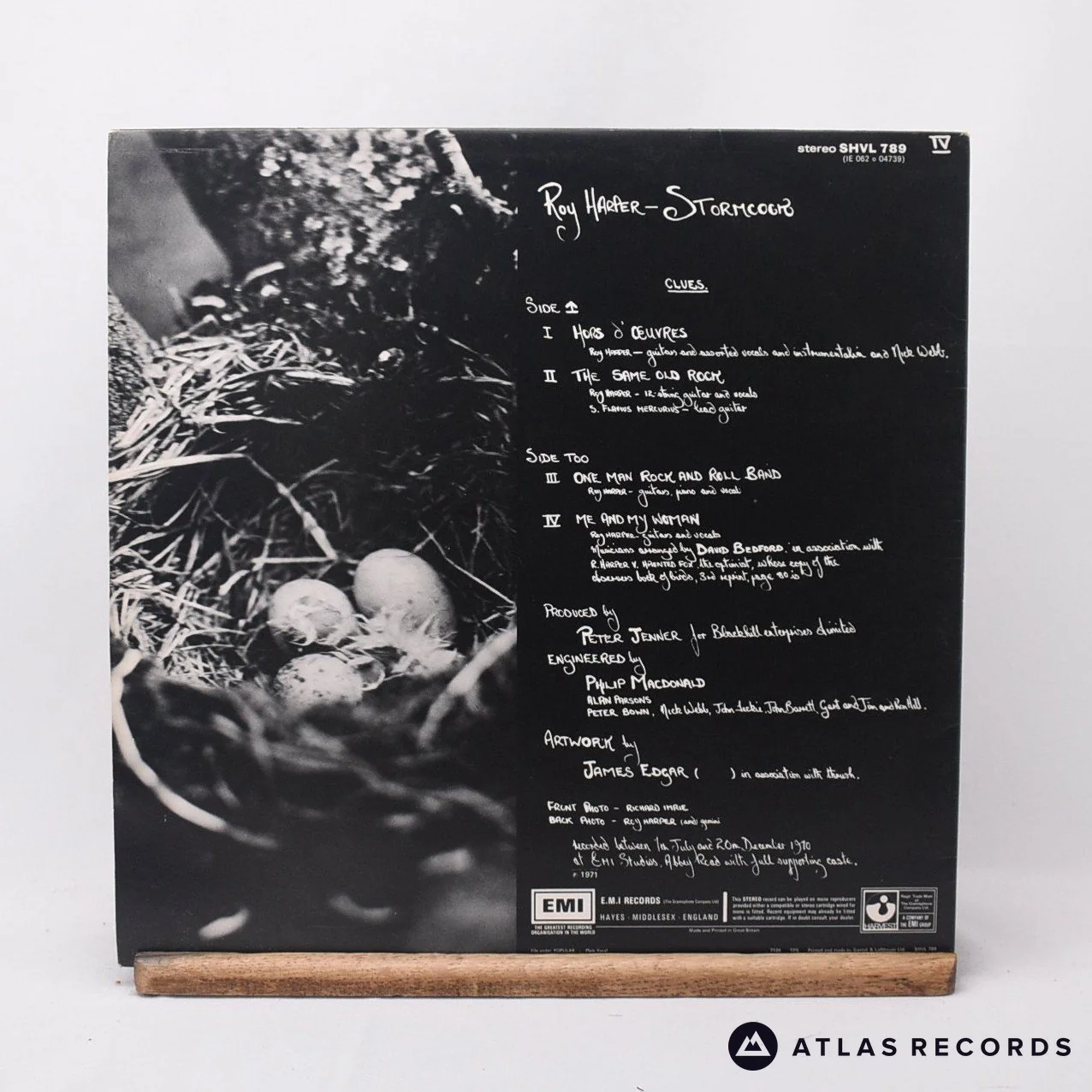 Roy Harper - Stormcock - Repress A-4U B-4U LP Vinyl Record - VG+/VG+ - Image 3