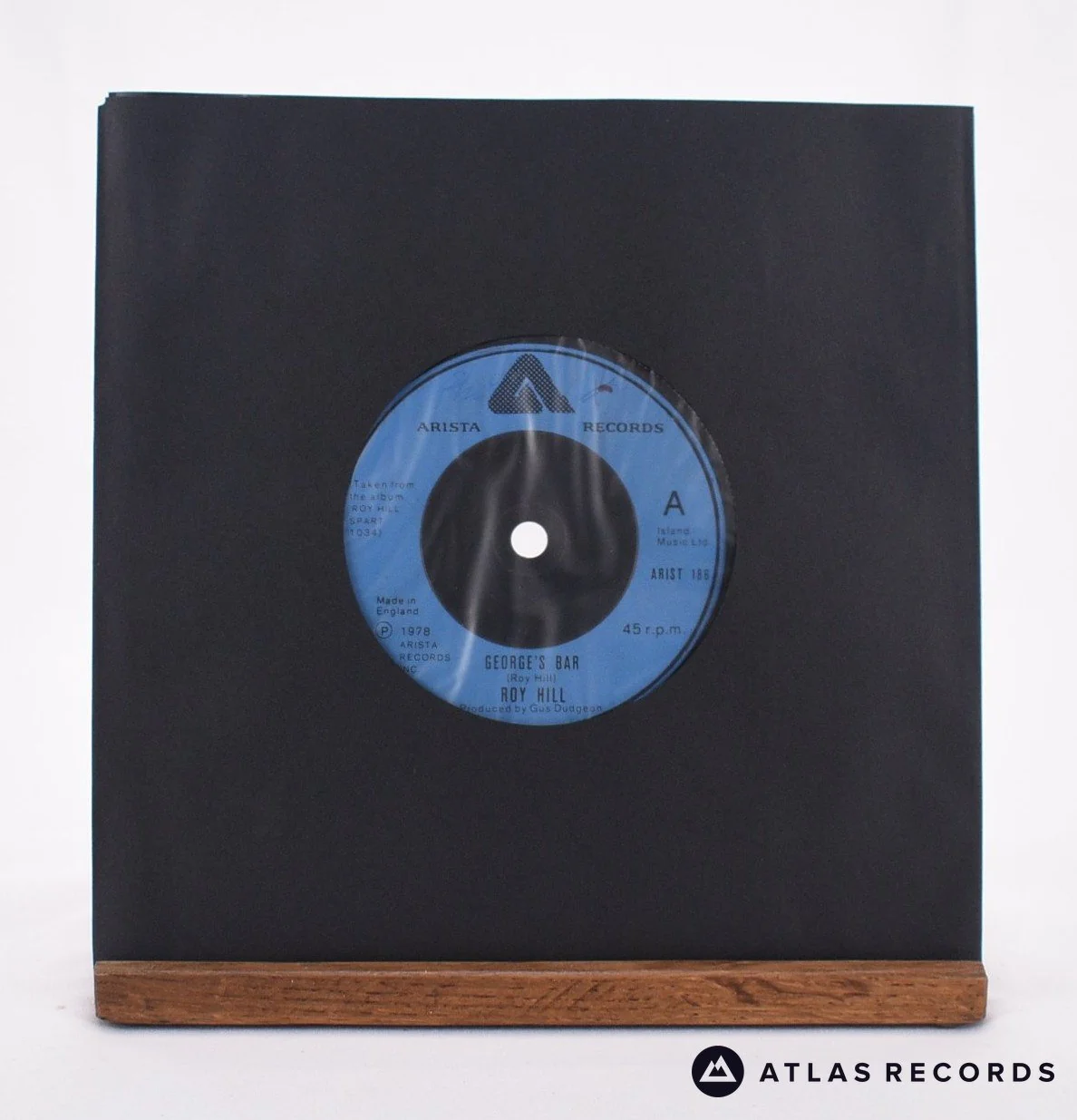 Roy Hill - George's Bar - 7" Vinyl Record - VG