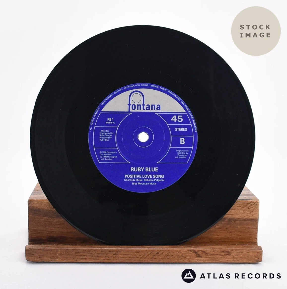 Ruby Blue - The Quiet Mind - For Joe - 7" Vinyl Record - Image 4