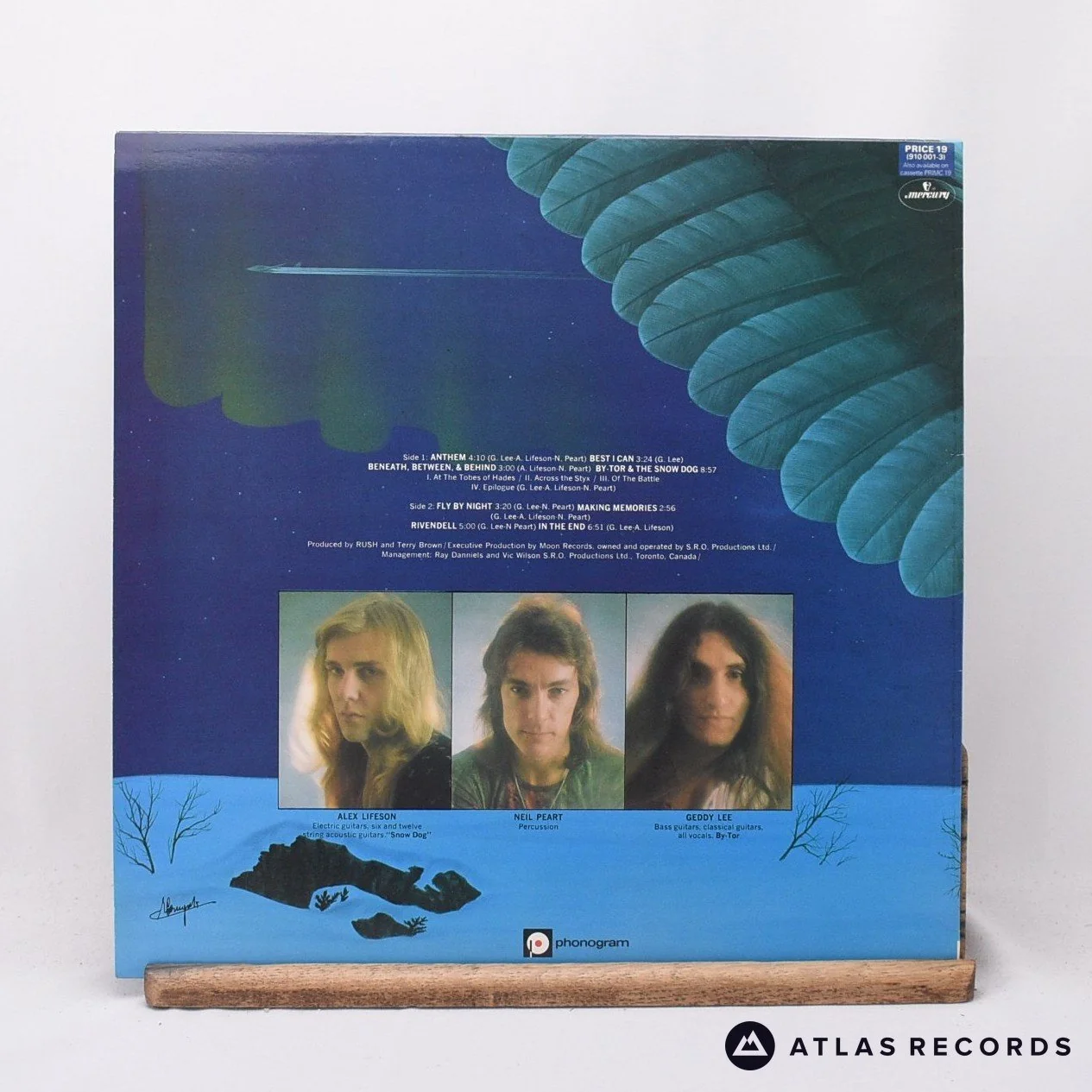 Rush - Fly By Night - Reissue Sealed LP Vinyl Record - VG+/EX - Image 2