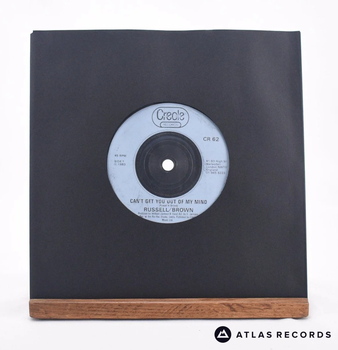 Russell/Brown - Can't Get You Out Of My Mind - 7" Vinyl Record - EX
