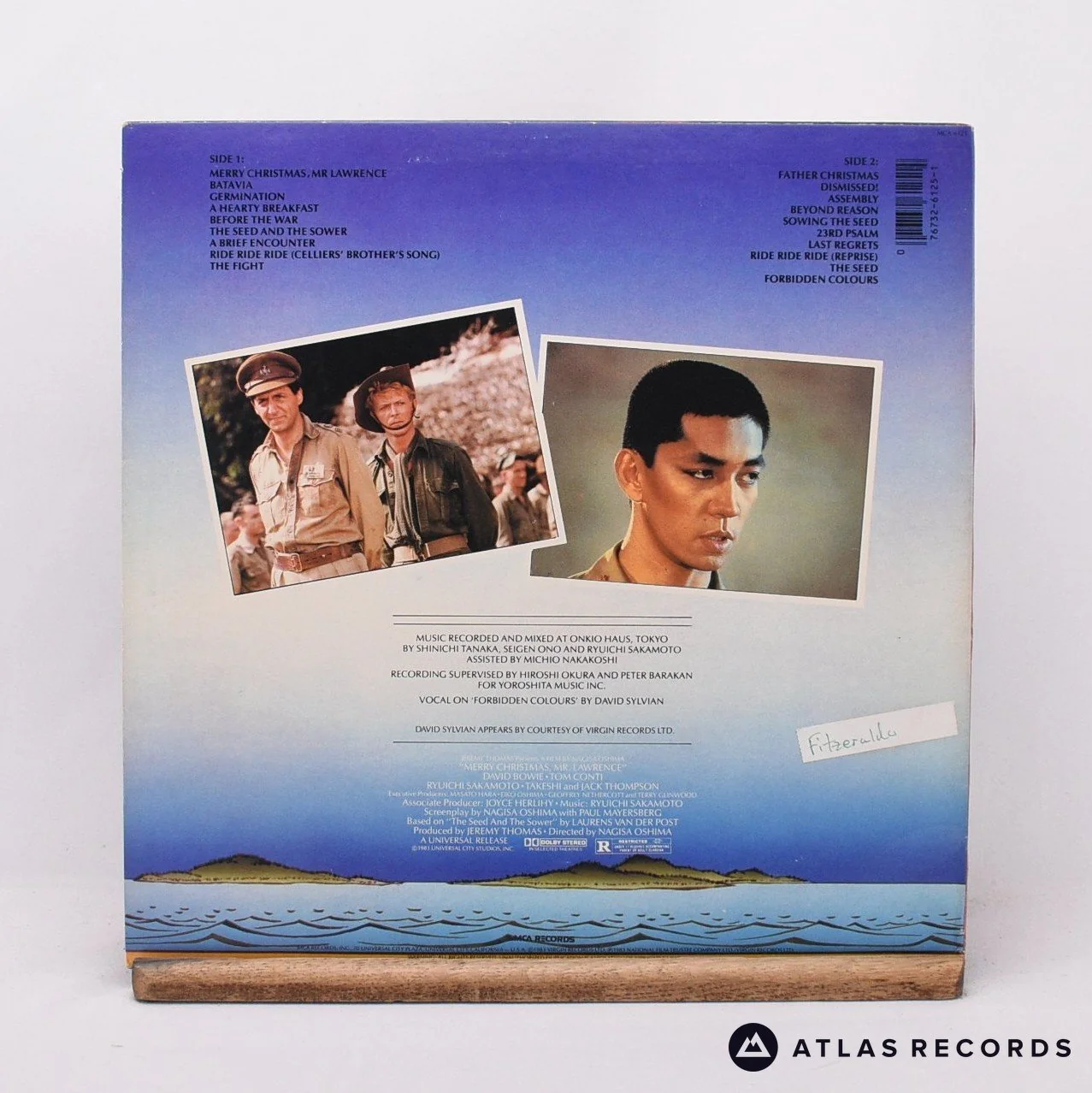 Ryuichi Sakamoto - Merry Christmas Mr. Lawrence - LP Vinyl Record - VG+/EX - Image 2